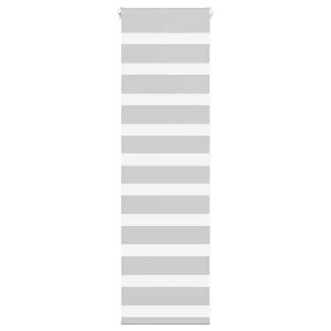 vidaXL zebragardin lysegr&aring; 40x100 cm stofbredde 35,9 cm polyester