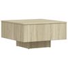 vidaXL sofabord 60x60x31,5 cm konstrueret tr&aelig; sonoma-eg