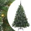 vidaXL Kunstigt juletr&aelig; med 150 LED'er Gr&oslash;n 150 cm PE og PVC