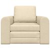 vidaXL Sovesofa Creme 98 x 71 x 83 cm Stof