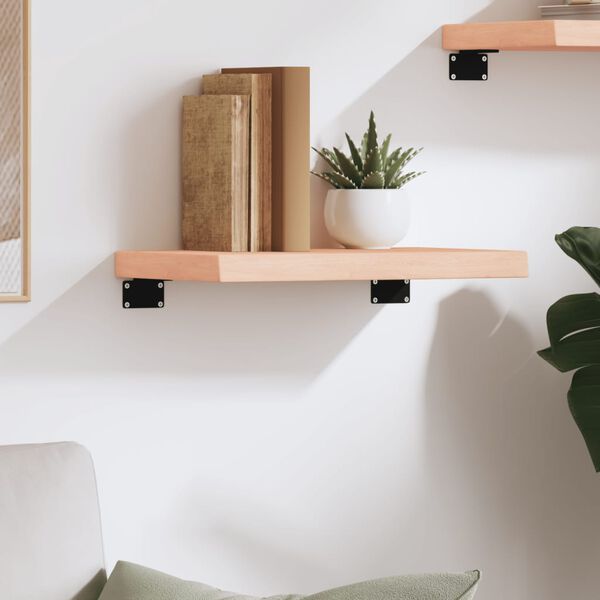 vidaXL v&aelig;ghylde 40x20x4 cm ubehandlet massivt egetr&aelig;