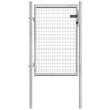 vidaXL havel&aring;ge galvaniseret st&aring;l 105x100 cm s&oslash;lv