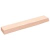 vidaXL v&aelig;ghylde 60x10x4 cm ubehandlet massivt egetr&aelig;