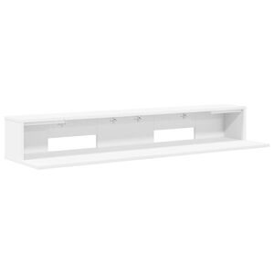 vidaXL Studiobord Hvid 130 x 36 x 19,5 cm Konstrueret tr&aelig;