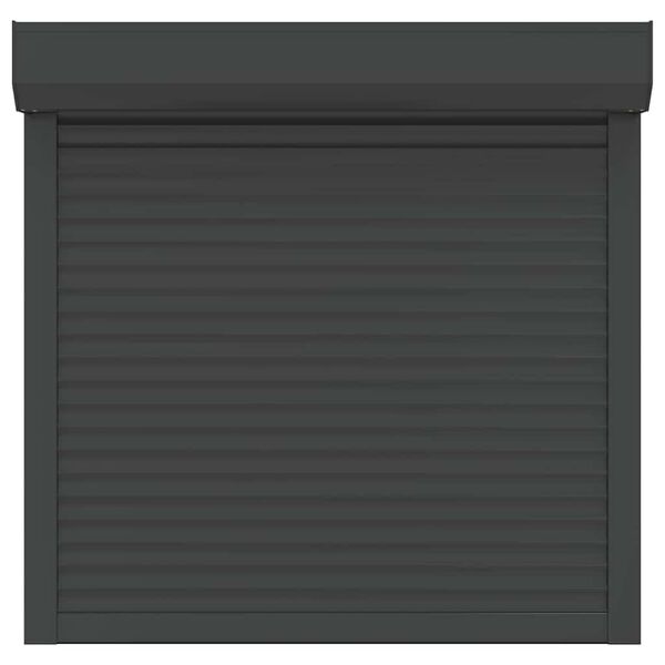 vidaXL rulleskodder aluminium 100x100 cm antracitgrå