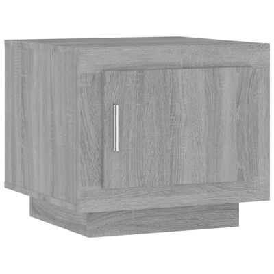 vidaXL sofabord 51x50x45 cm konstrueret træ grå sonoma-eg