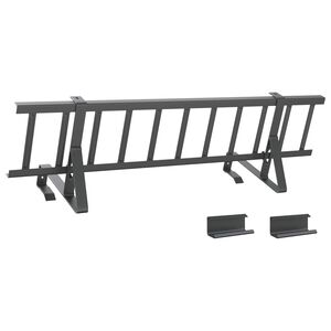 vidaXL Tag snefang Antracit 800 x 29,5 x 34,5 cm St&aring;l