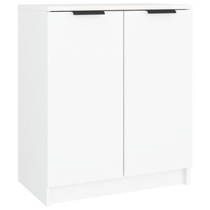 vidaXL skoskab 59x35x70 cm konstrueret tr&aelig; hvid