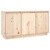 vidaXL sk&aelig;nk 111x34x60 cm massivt fyrretr&aelig;