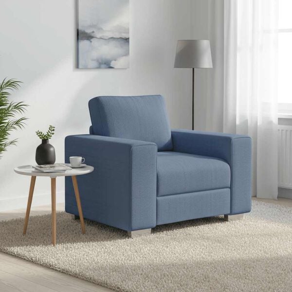 vidaXL sofastol 100x77x82 cm fl&oslash;jlsstof bl&aring;