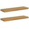 vidaXL V&aelig;ghylde 2 stk. Beige 80 x 23,5 x 3,8 cm Konstrueret tr&aelig;