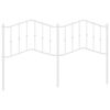 vidaXL udskiftningsgavl 160 cm metal hvid