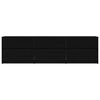 vidaXL TV Enheder 2 pcs Sort eg 180 x 34 x 50 cm Konstrueret tr&aelig;