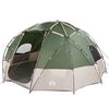 vidaXL Dome Telt med tag med opbevaring Gr&oslash;n 475 x 475 x 235 cm taft