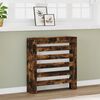 vidaXL radiatorskjuler 78x20x82 cm konstrueret tr&aelig; r&oslash;get egetr&aelig;sfarve