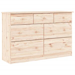 vidaXL kommode ALTA 112x35x73 cm massivt fyrretr&aelig;