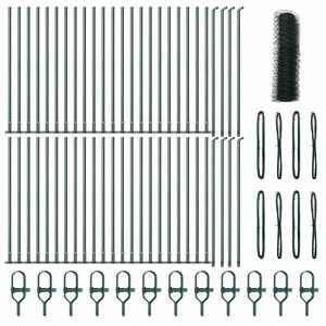 vidaXL Hegnsp&aelig;l Gr&oslash;n 100 x 0,5 m (36 mm mesh) St&aring;l og PVC