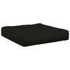 vidaXL 1-Stykke S&aelig;depude VIANEN 100% polyester Sort 70 x 70 x 12 cm