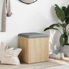 vidaXL opbevaringsb&aelig;nk Sonoma eg 42x42x45 cm konstrueret tr&aelig;
