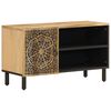 vidaXL tv-bord 80x31x46 cm massivt mangotr&aelig;