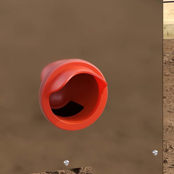 vidaXL H&oslash;nsefoder S&oslash;lv 40,5 x 25 x 38 cm Galvaniseret st&aring;l