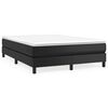 vidaXL Boxspring sengeramme 140x200 cm kunstl&aelig;der sort
