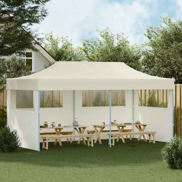vidaXL Party Tent Creme 291 x 580 x 315 cm Oxford stof