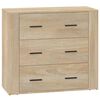 vidaXL sk&aelig;nk 80x33x70 cm konstrueret tr&aelig; sonoma-eg