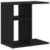vidaXL Sidebord Sort eg 50 x 30 x 50 cm Konstrueret tr&aelig;
