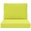 vidaXL Udend&oslash;rs Sofa Pude 2 pcs Gr&oslash;n Polyester