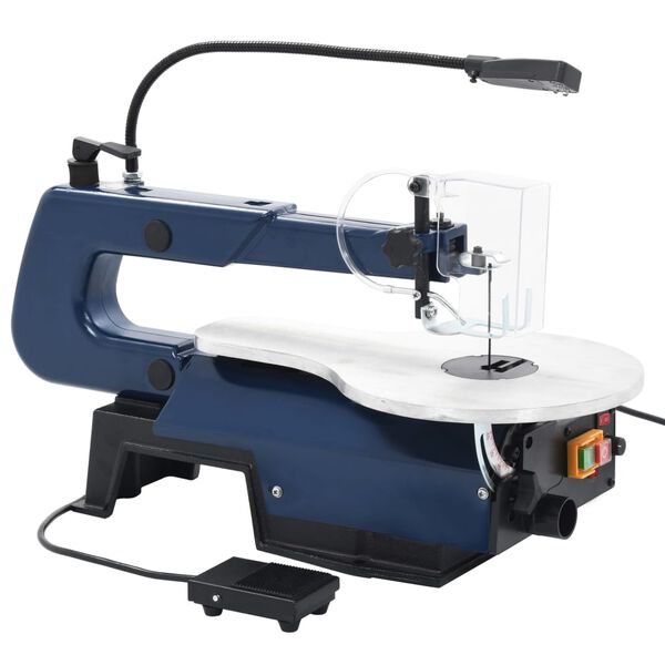 vidaXL elektrisk dekupørsav med fodpedal og LED-lampe 125 W