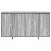 vidaXL Sideboard Gr&aring; Sonoma 135 x 41 x 75 cm Konstrueret tr&aelig;
