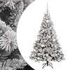 vidaXL Kunstig juletr&aelig; med kugler 120 cm 150 LED'er Varm hvid
