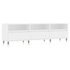 vidaXL tv-bord 150x30x44,5 cm konstrueret tr&aelig; hvid
