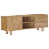vidaXL TV-skab 110 x 30 x 40 cm Massivt Mango Tr&aelig; og Ingeni&oslash;rtr&aelig;