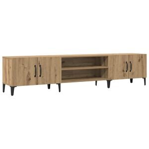 vidaXL tv-bord 180x31,5x40 cm konstrueret tr&aelig; gammelt tr&aelig;look