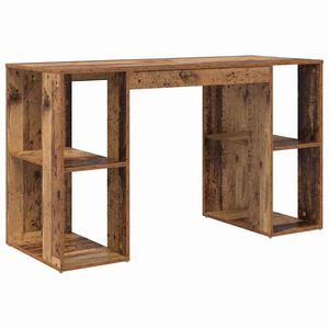 vidaXL Bord Gammelt tr&aelig; Konstrueret tr&aelig; 130 x 50,5 x 75 cm