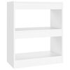 vidaXL bogreol/rumdeler 60x30x72 cm fyrretr&aelig; hvid