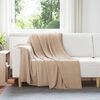 vidaXL Kastet&aelig;pper 6 pcs Camel 200 x 150 cm Fleece