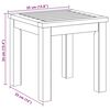vidaXL Sidebord Olie Naturlig 35 x 35 x 34 cm Massivt Akacietr&aelig;