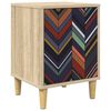 vidaXL Natskab OMMEN Sonoma-eg 36 x 33 x 50 cm Konstrueret tr&aelig;