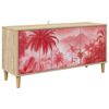 vidaXL TV-skab AACHEN 102 x 33 x 50 cm Sonoma-eg Konstrueret tr&aelig;