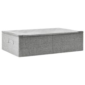 vidaXL opbevaringskasse 70x40x18 cm stof gr&aring;