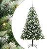 vidaXL Kunstig H&aelig;ngslet Juletr&aelig; med Flocket Sne 300 LED'er Varm hvid