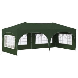 vidaXL Pop-up Festtelt Gr&oslash;n 575 x 288 x 245 cm Oxford stof
