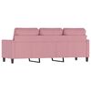 vidaXL 3-personers sofa 180 cm fl&oslash;jl lyser&oslash;d