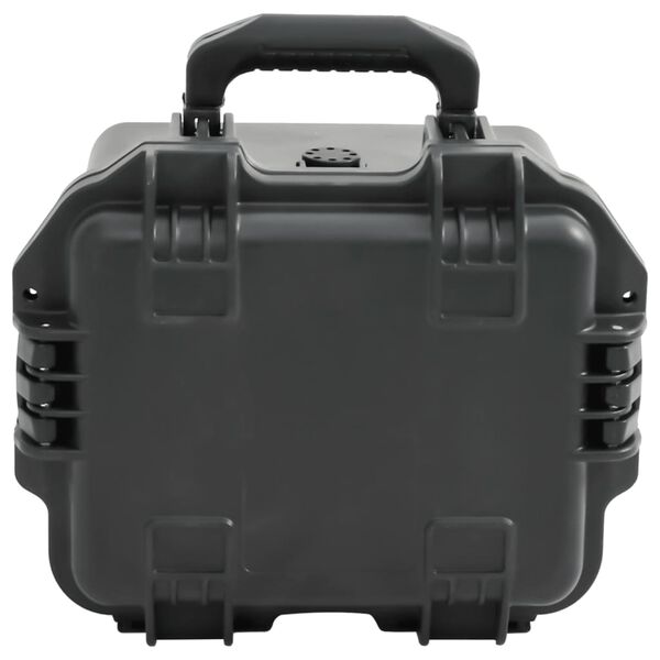 vidaXL transportabel flightcase 30x24,5x20 cm PP sort