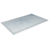 vidaXL Gitter S&oslash;lv 80 x 50 x 2 cm Hot-Dip Galvaniseret St&aring;l