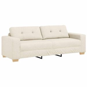 vidaXL Sofa Beige 221 x 80 x 80 cm Linned-blandet stof