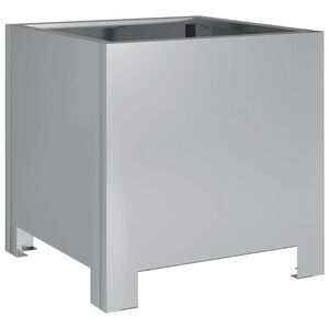 vidaXL plantekrukke 30x30x30 cm galvaniseret st&aring;l